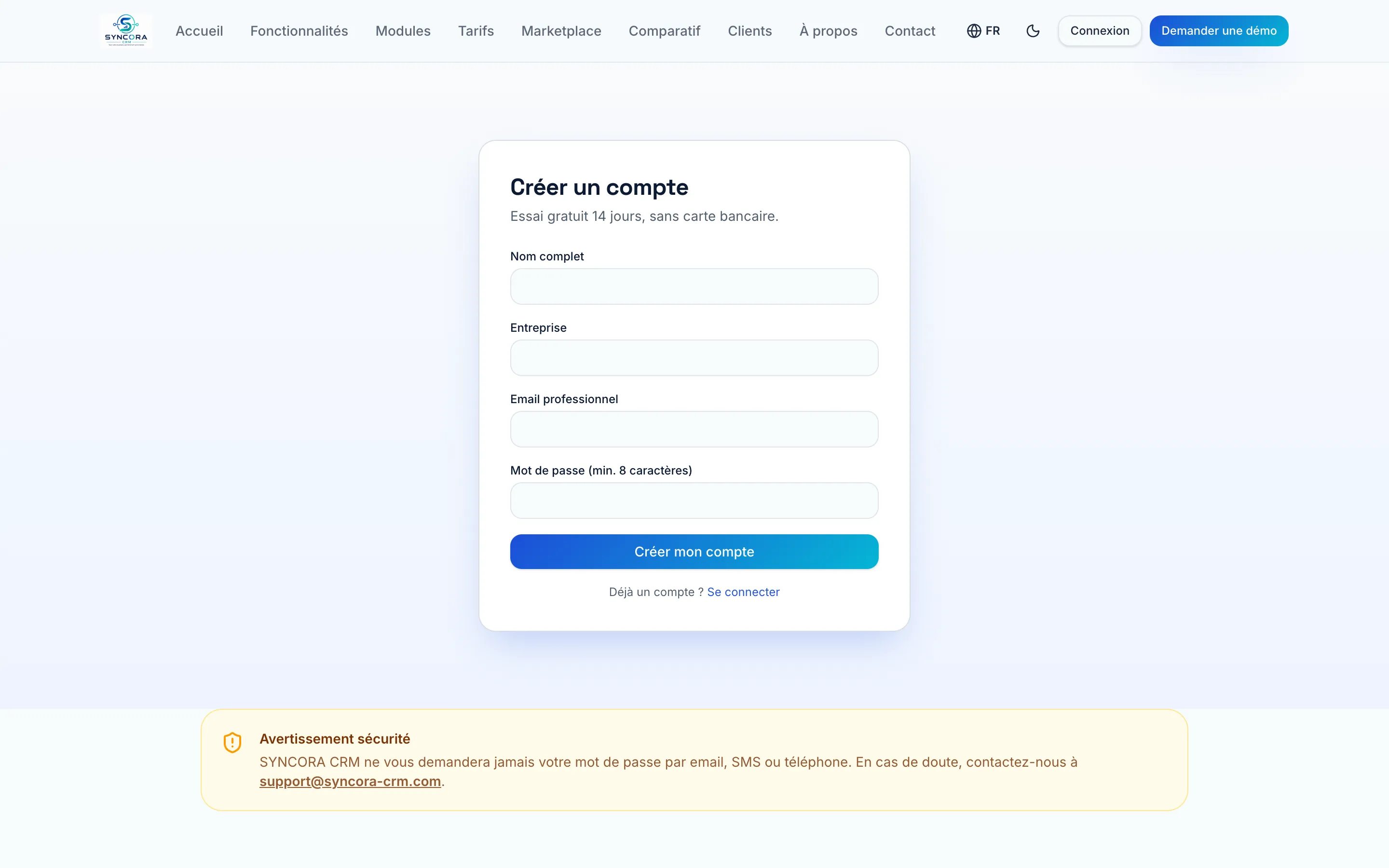 Créez votre compte